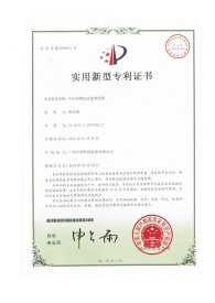 全自動(dòng)物化水處理系統(tǒng)實(shí)用新型專利證書